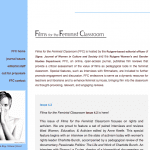 Screenshot of Films of the Feminist Classroom Issue 4.2 Website
