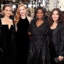 Natalie Portman, America Ferrera, Octavia Spencer, and Jessica Chastain at the 2018 Golden Globes
